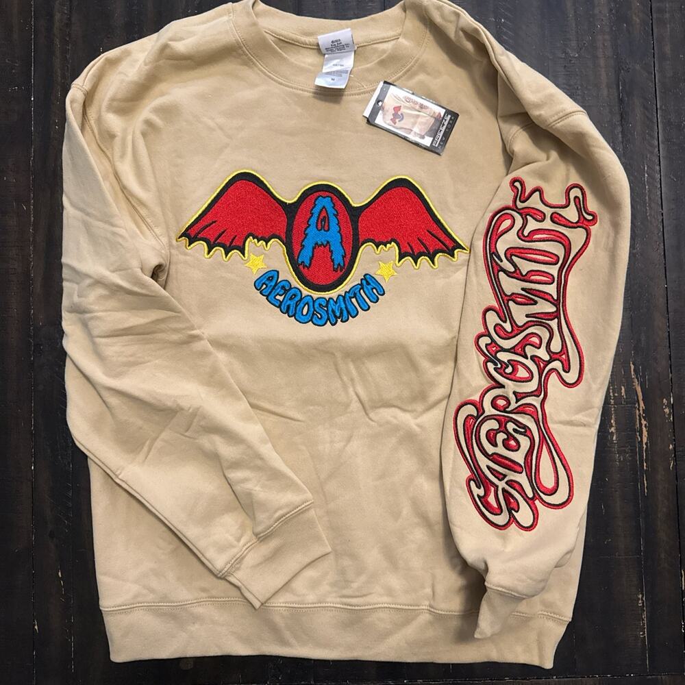 Aerosmith sweatshirt  embroidered